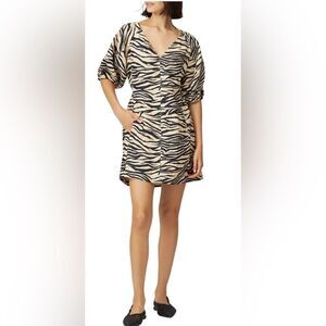 Nicholas Zebra Mini Dress Size US 2 Oversized